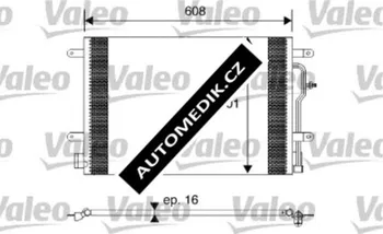Výparník klimatizace Chladič klimatizace - VALEO (VA 817569) AUDI