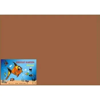 Kreslicí karton A2 180 g 10 listů hnědá