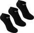 Pánské ponožky Nike No Show Socks 3 Pack Mens Black