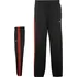 adidas 3 Stripe Fleece Sweatpants Mens Black/Red