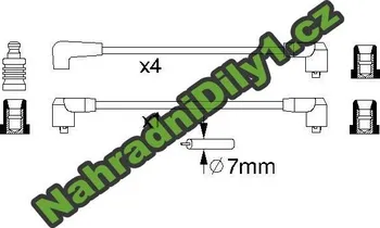 Zapalovací kabel Sada zapalovacích kabelů BOSCH (BO 0986356844)