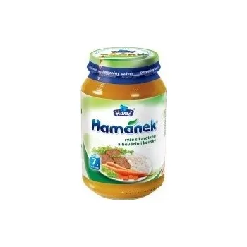 Dětská výživa Hamánek rýže s karotkou a hovězími kousky 230g