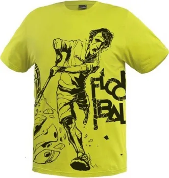 Pánské tričko Triko Salming Floorball žluté