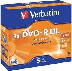 Verbatim DVD+R DL 8,5GB 8X 5 ks