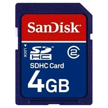 Paměťová karta SanDisk Secure Digital 4GB SDHC