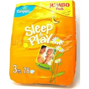 Pampers Sleep & Play 4 - 9 kg, 78 ks Plenkové kalhoty Pampers Sleep & Play 4 - 9 kg, 78 ks