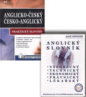 Slovník Anglicko-český, česko-anglický slovník + CD