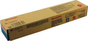 Toner Sharp MXC 310, 311, 380, 381, cyan, MX-C38GTC, originál