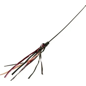 Hračka pro kočku Škádlítko s koženými třásněmi