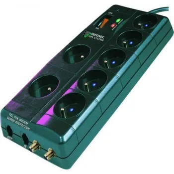 Přepěťová ochrana Infosec PFS 7 TCFR 7x zásuvka/ telefon/ satelit