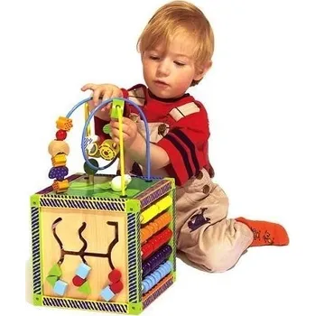 Hračka Simba Dřevěné hrací centrum 20 x 20 x 20 cm