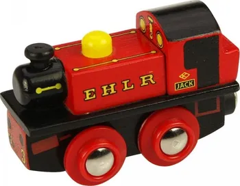 Bigjigs Toys Originální dřevěná lokomotiva EHLR Jack 