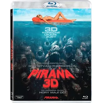 Blu-ray film Blu-ray Piraňa 2D+3D (2010) 2 disky