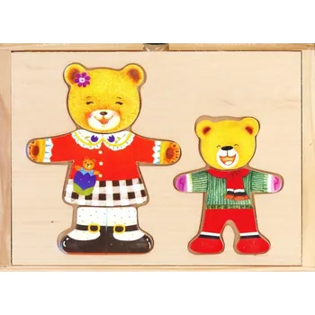 BINO Šatní skříň medvědice+medvídek