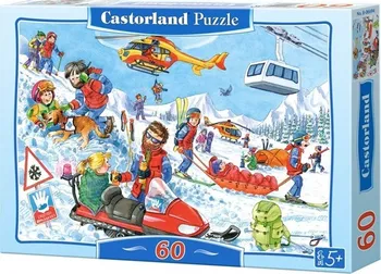 Puzzle Castorland Sjezdovka 60 dílků