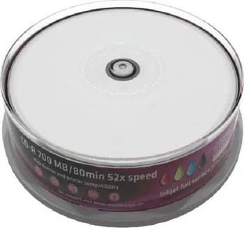 MediaRange CD-R 700MB 52x Printable 25-cake