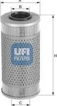 Palivový filtr Palivový filtr UFI (26.695.00)
