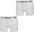 Boxerky Lonsdale 2 Pack Boxers Mens White
