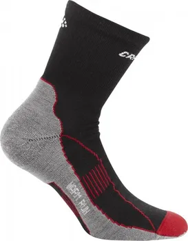 Pánské termo ponožky Ponožky Craft Run Warm černá 37-39