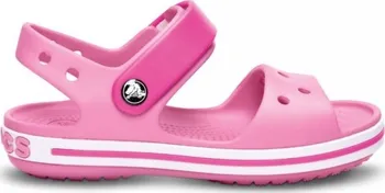 Dívčí sandály Crocs Crocband Sandal Kids Pink Lemonade/Neon Magenta