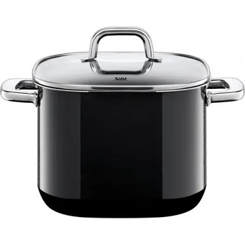 Hrnec Silit Quadro černý hrnec 22 cm
