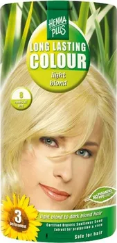 Barva na vlasy HennaPlus Dlouhotrvající barva SVĚTLE BLOND 8