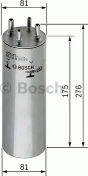 Palivový filtr Filtr palivový BOSCH (BO 0450906467) VOLKSWAGEN