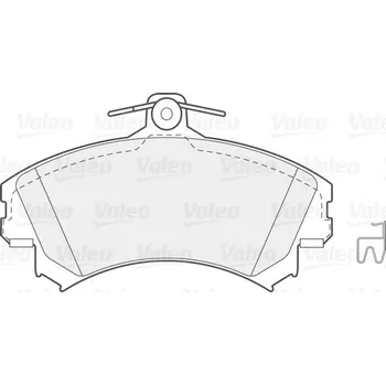 Brzdová destička Valeo 598493