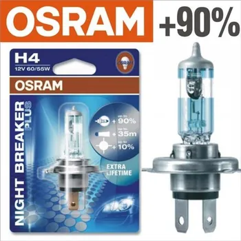 Autožárovka Osram Night Breaker H4 60/55W P43t