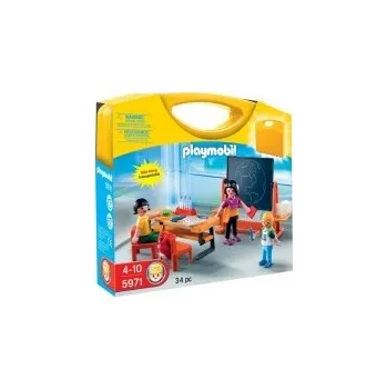 Stavebnice Playmobil Playmobil 5971 Přenosný box Škola