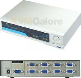 KVM přepínač ATEN Video rozbočovač 1 PC - 8 VGA 300 Mhz