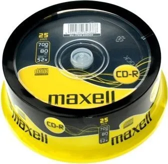 Optické médium Maxell CD-R 700MB 52x 25SP