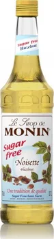 Sirup Monin hazelnut - lískový oříšek bez cukru 0,7 l
