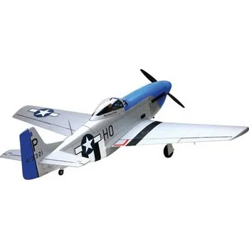 RC model letadla P51 Mustang 60 ARF blue nose