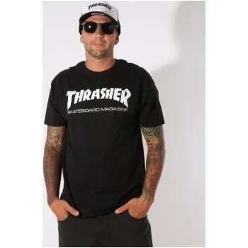 Pánské tričko Triko Thrasher Skate Mag černé