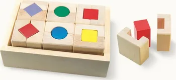 Dřevěná hračka Poznej tvary Mertens - Formen Quatro