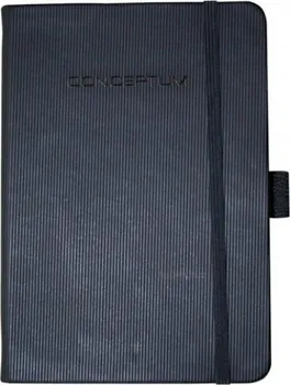 Zápisník Sigel Zápisník Conceptum Hardcover A6 černý (DCO132) - linkovaný