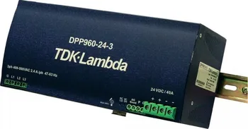 spínaný zdroj Spínaný síťový zdroj TDK-Lambda DPP960-24-3 na DIN lištu, 24 V/DC / 40 A