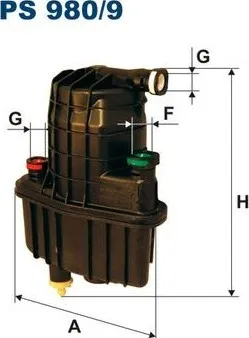 Palivový filtr Filtr palivový FILTRON (FI PS980/9) RENAULT