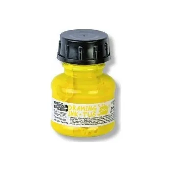 Výtvarná barva KOH-I-NOOR tuš žlutá 141723 20g