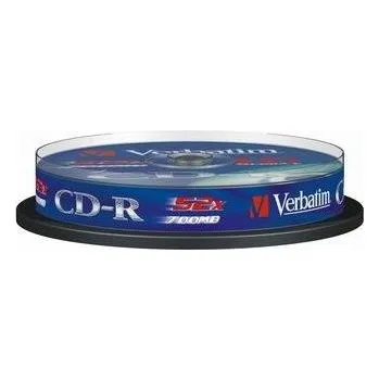 Optické médium Verbatim CD-R DataLife 700 MB Extra Protection cake box 43437 52x 10 pack