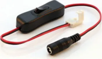 Příslušenství pro LED osvětlení Vypínač na obyčejné LED pásky, konektor 2,1mm