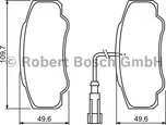 Sada brzdových destiček BOSCH (BO…