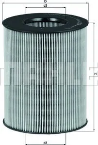 Vzduchový filtr Vzduchový filtr MAHLE (LX794) MERCEDES-BENZ