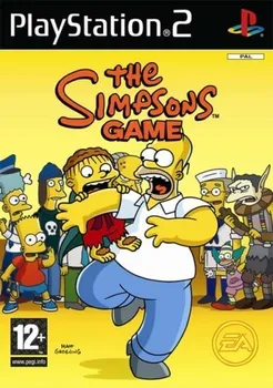 Hra pro starou konzoli The Simpsons Game PS2