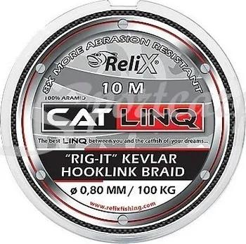 Návazcový materiál „Kevlar Hooklink Braid“ 0,80mm/100kg