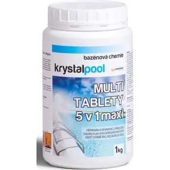 Bazénová chemie Krystalpool Multi tablety 5v1 maxi 200 g