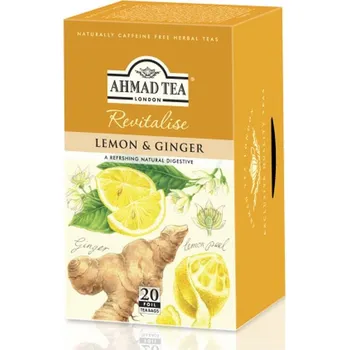 Čaj Ahmad Tea Citron & Zázvor 20 sáčků