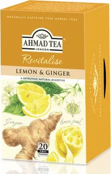 Čaj Ahmad Tea Citron & Zázvor 20 sáčků
