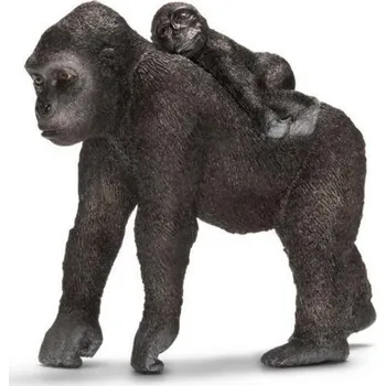 Figurka Schleich 14662 gorila samice s mládětem